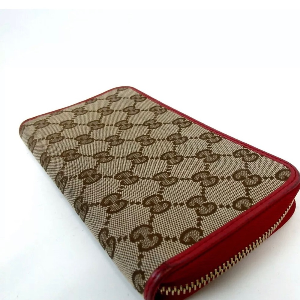 Gucci Canvas Gg Pattern Wallet - image 2